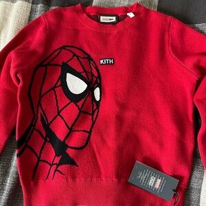 Kith Exclusive Spider Man kids sweater Size 6